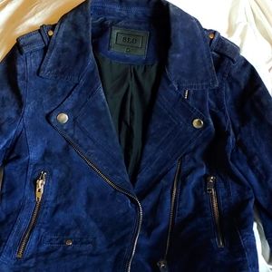 Sl8 Blue Suede Jacket